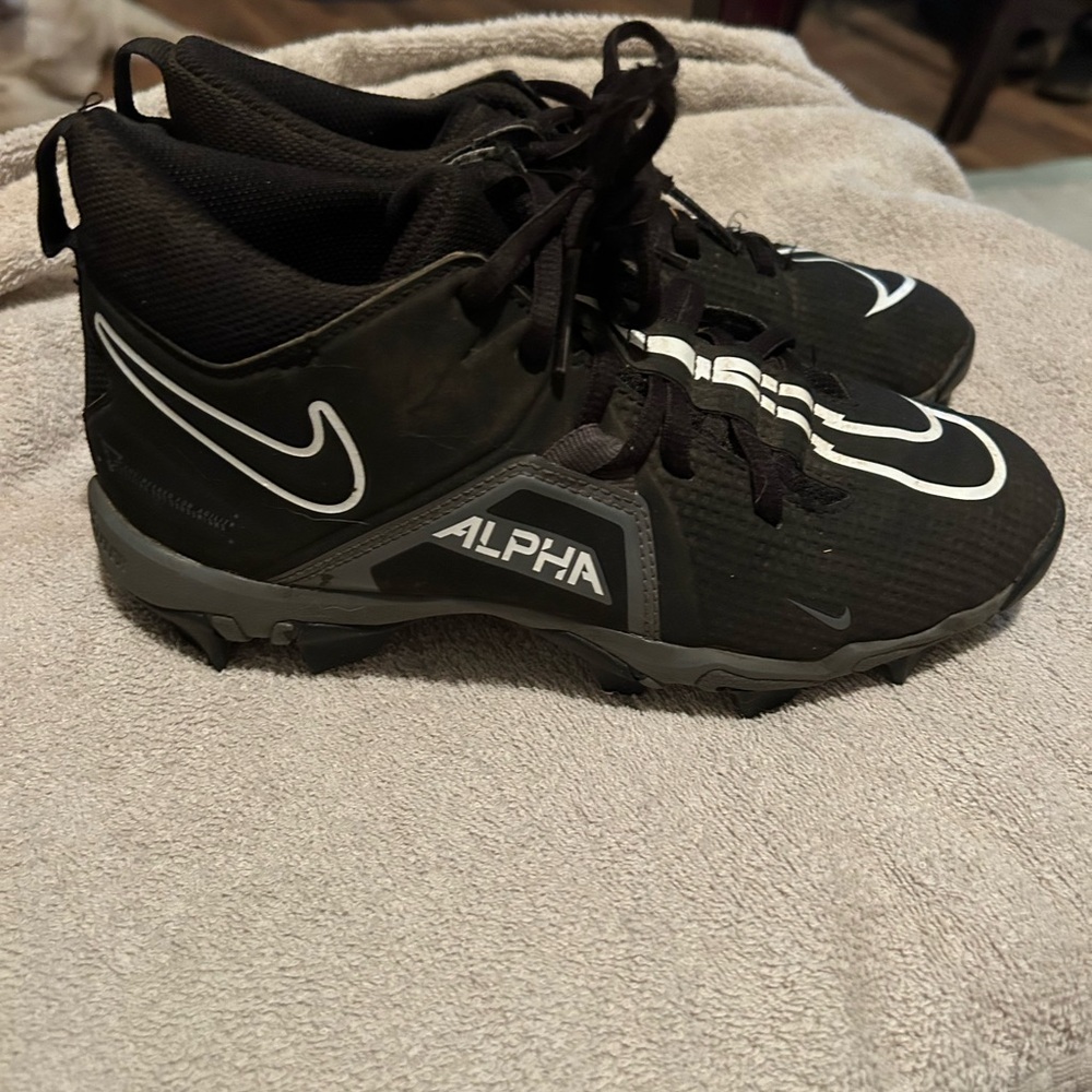Nike Alpha Black and Gray Sports Cleats